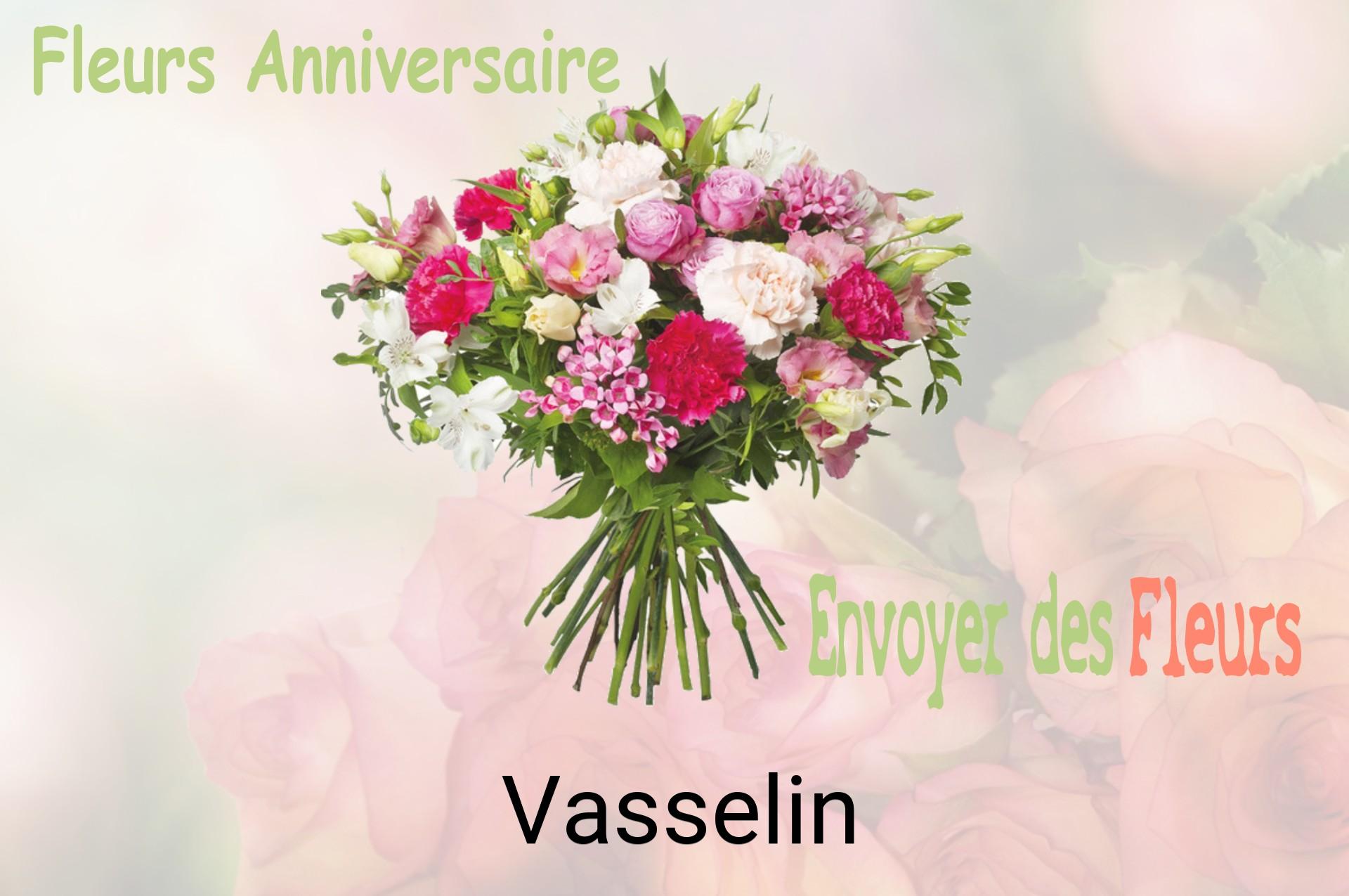 Bouquet de fleurs d’anniversaire livré à Vasselin